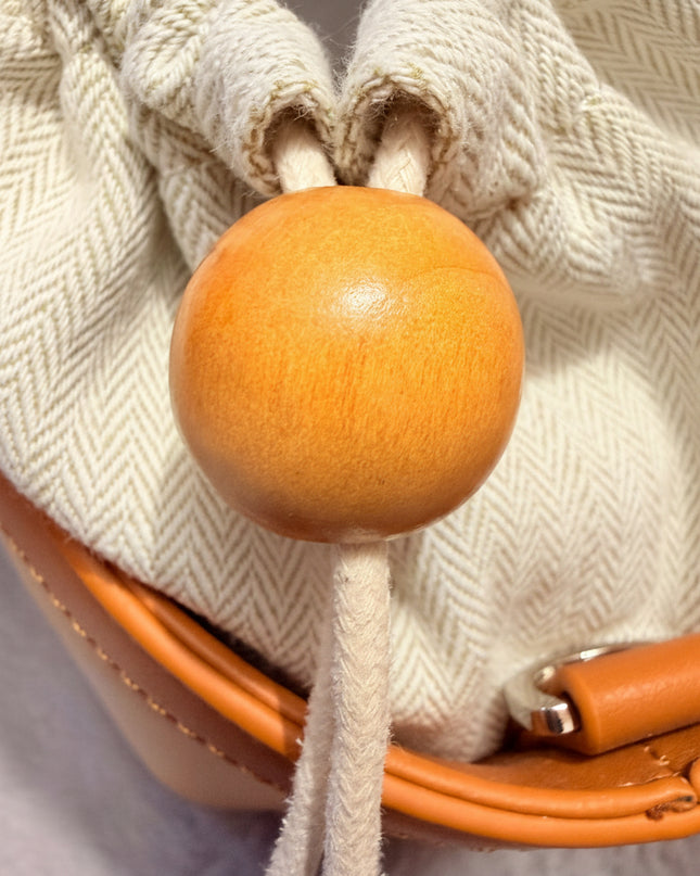 Sac à main seau - Marron