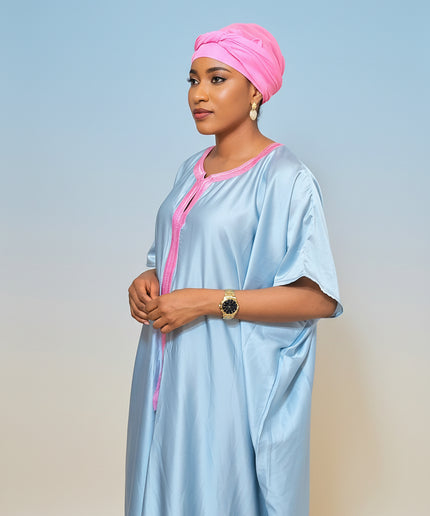 Robe en soie digitale - Gris