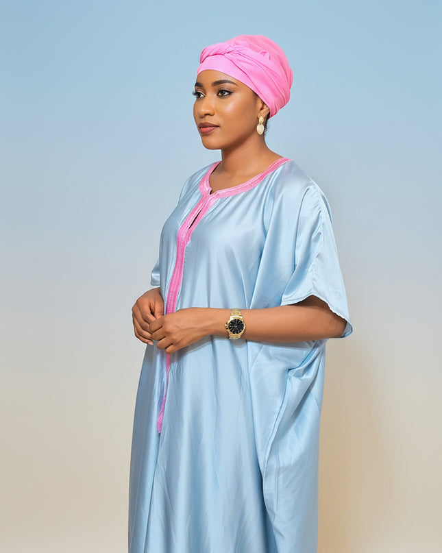 Robe en soie digitale - Gris