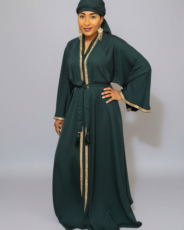 Abaya Dubaï umbrella - Vert