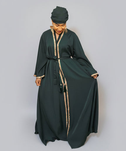 Abaya Dubaï umbrella - Vert