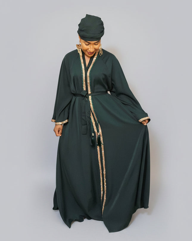 Abaya Dubaï umbrella - Vert