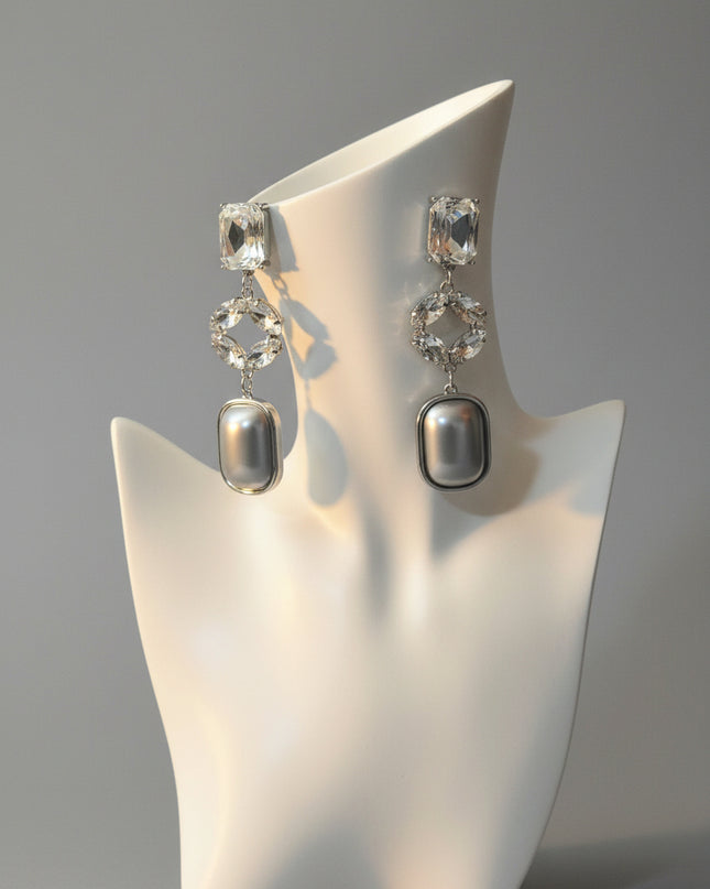 Boucles d’oreilles faiza - Gris