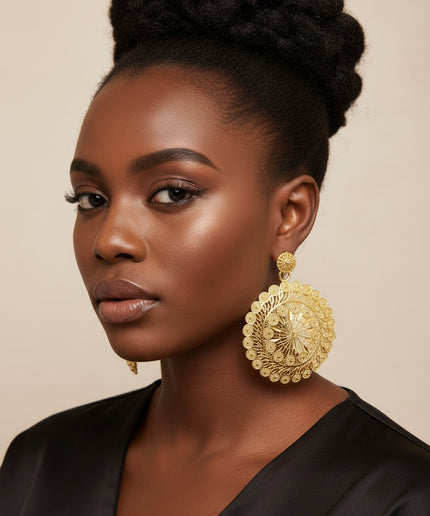 Boucles d'oreilles queen