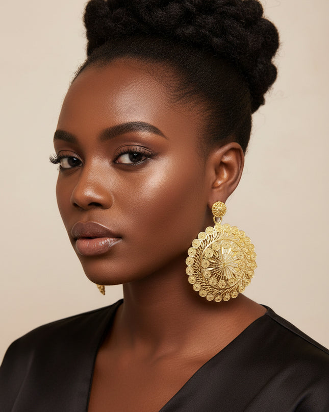Boucles d'oreilles queen