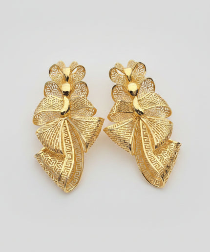 Boucles d'oreilles flore