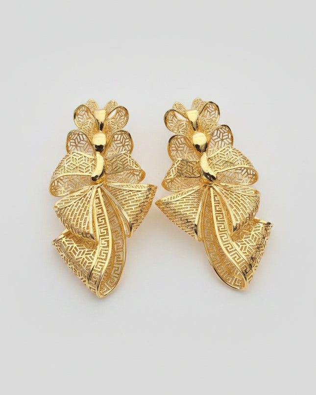 Boucles d'oreilles flore