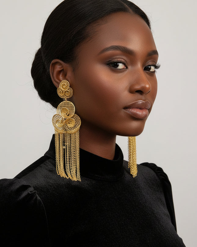 Boucles d'oreilles chandeliers