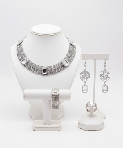 Set de bijoux love studs