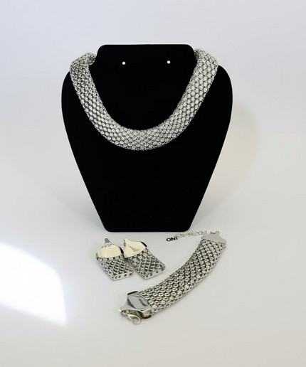 Parure adelaide or plaqué 3pcs