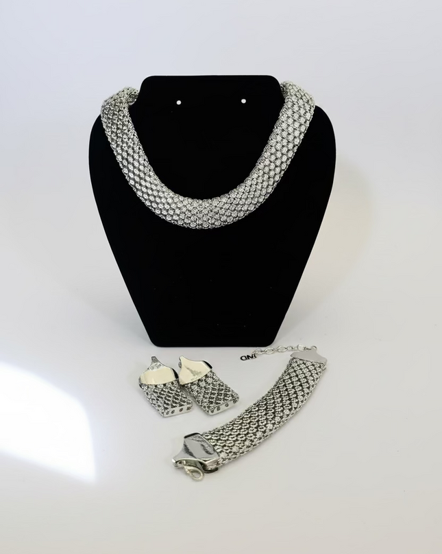 Parure adelaide or plaqué 3pcs