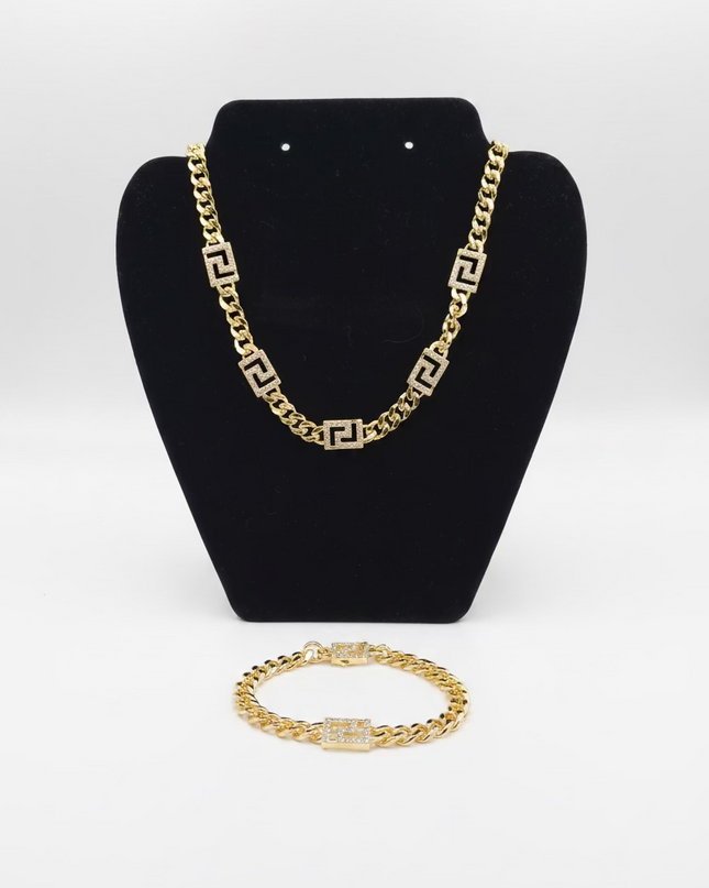 Parure fatim or plaqué 3pcs