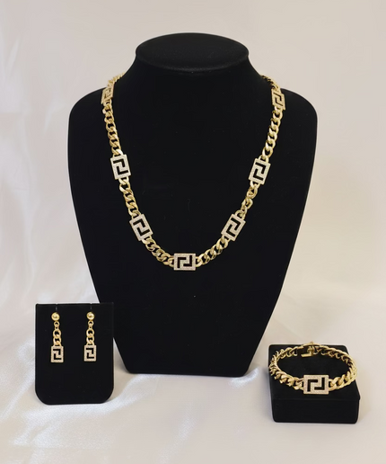 Parure fatim or plaqué 3pcs