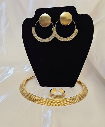 Bijoux or plaqué 4pcs