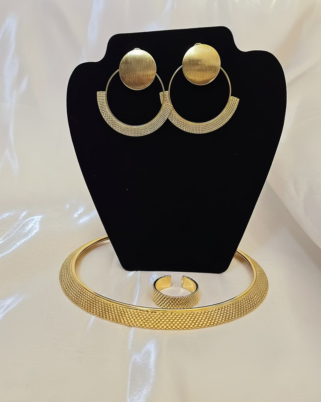 Bijoux or plaqué 4pcs