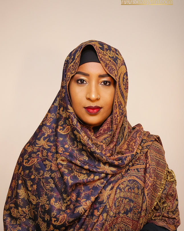 Pashmina - marron/gold