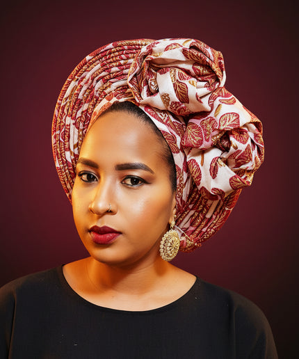 Chapeau nigérian grand - Rouge