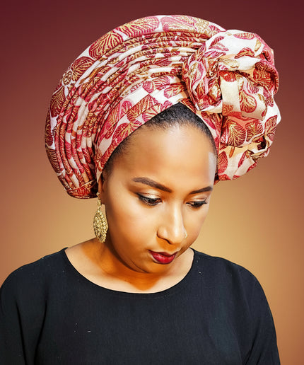 Chapeau nigérian grand - Rouge