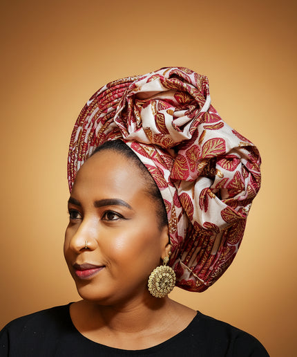 Chapeau nigérian grand - Rouge