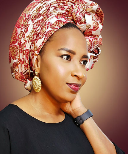 Chapeau nigérian grand - Rouge