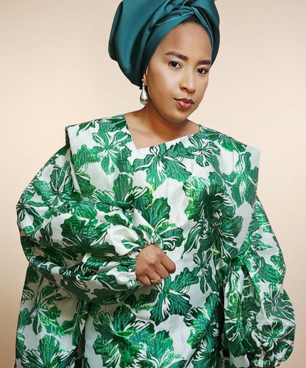 Boubou brocart bolanle - Vert