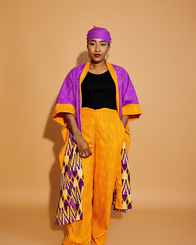 Ensemble dammy dentelle wax- Orange
