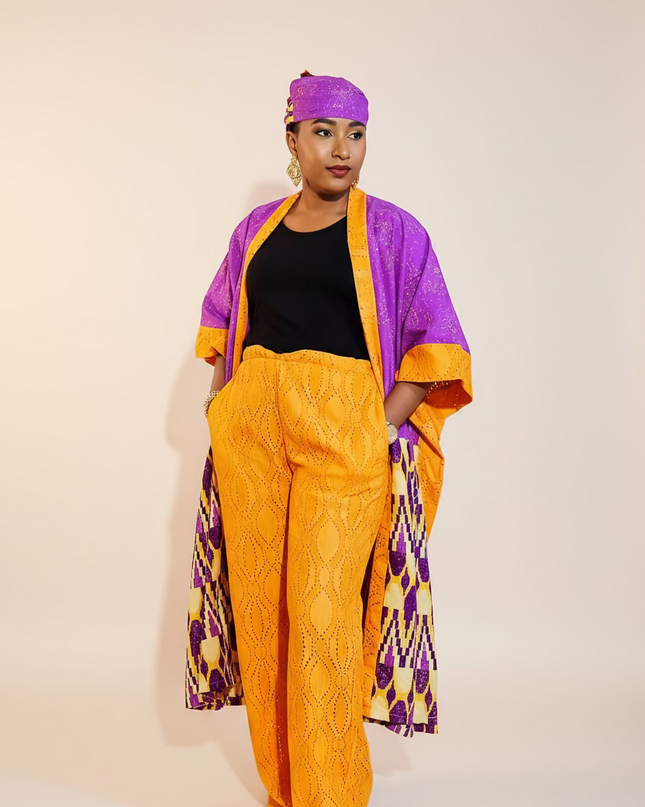 Ensemble dammy dentelle wax- Orange