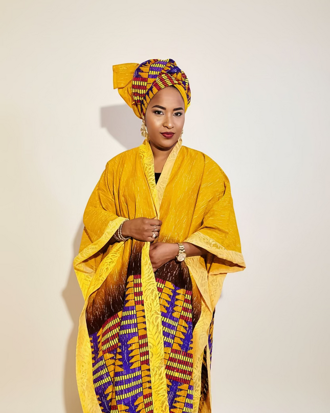Ensemble dammy dentelle wax- Jaune gold