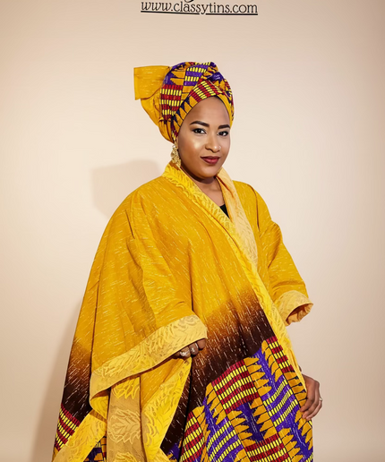 Ensemble dammy dentelle wax- Jaune gold