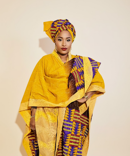 Ensemble dammy dentelle wax- Jaune gold