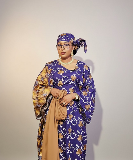 Dentelle nigeriane safiha - Violet