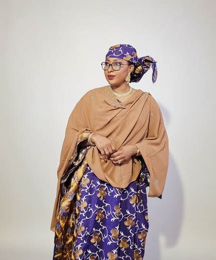Dentelle nigeriane safiha - Violet
