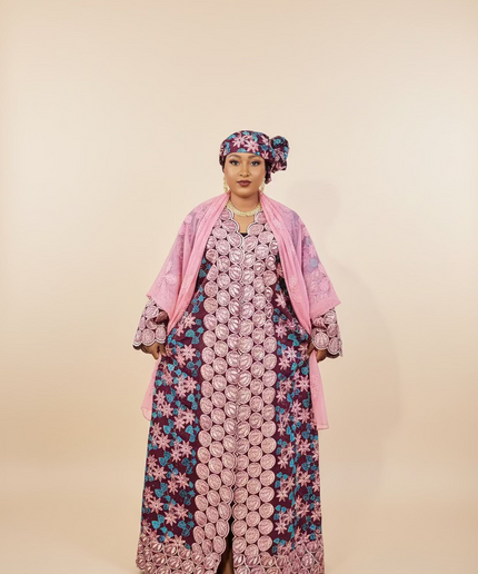 Dentelle nigeriane namira - Bordeaux