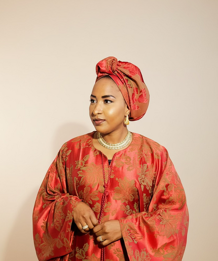 Boubou damask anna - Rouge