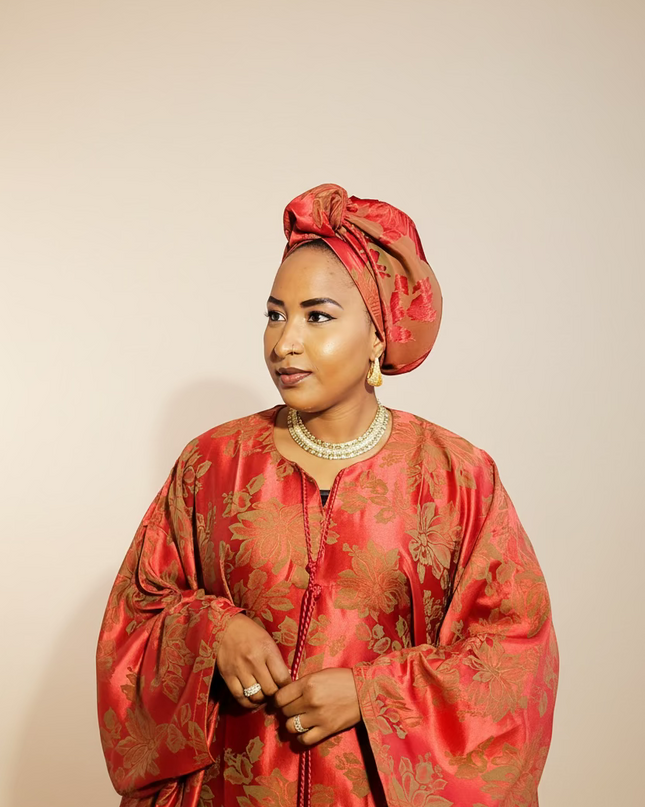 Boubou damask anna - Rouge