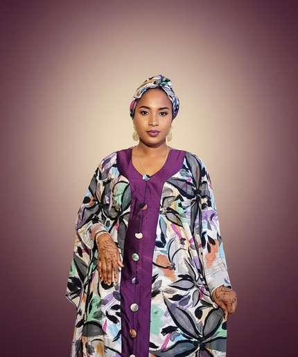 Classy boubou  - Violet