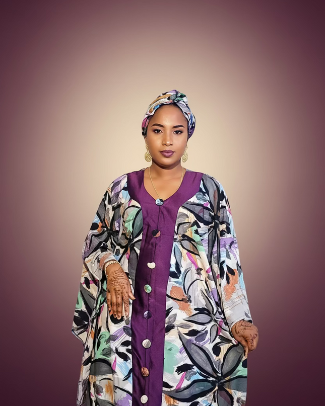 Classy boubou  - Violet