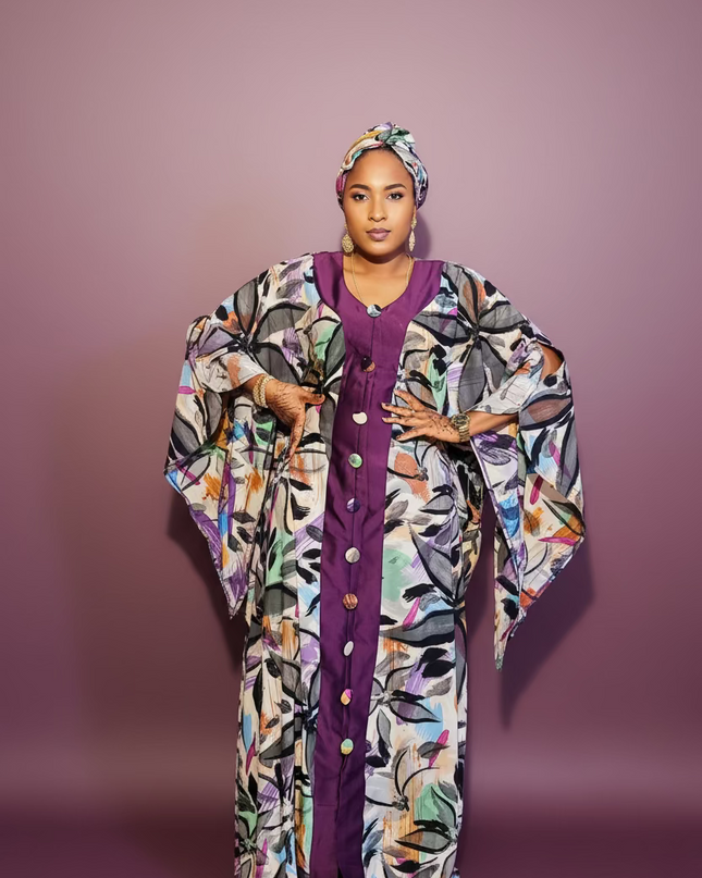 Classy boubou  - Violet