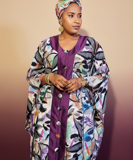 Classy boubou  - Violet