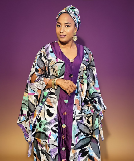 Classy boubou  - Violet