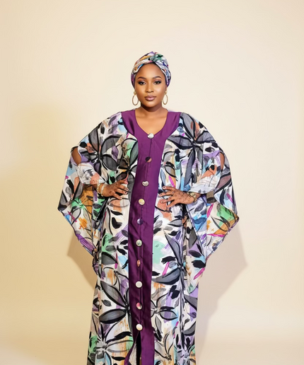 Classy boubou  - Violet