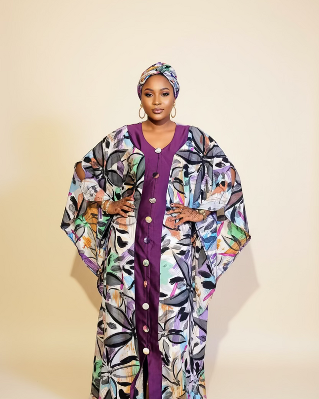 Classy boubou  - Violet