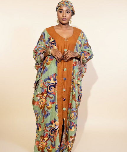 Classy boubou  - Vert orange