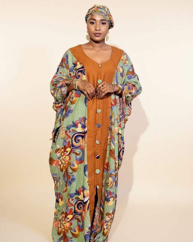 Classy boubou  - Vert orange