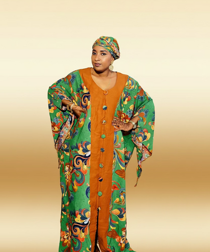 Classy boubou  - Vert orange