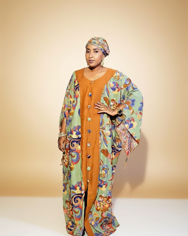 Classy boubou  - Vert orange