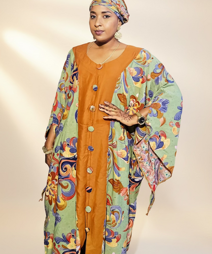 Classy boubou  - Vert orange