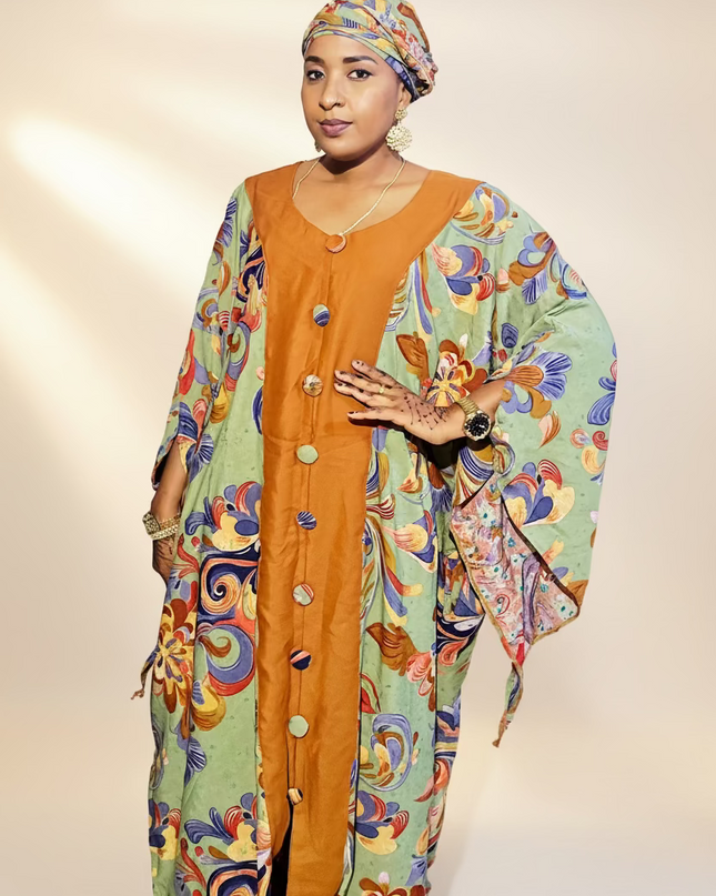 Classy boubou  - Vert orange