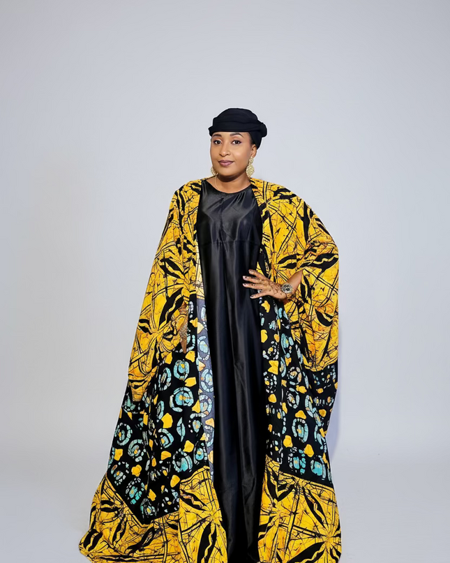 Ensemble kimono oversize - Jaune