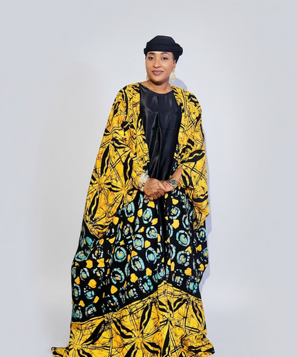 Ensemble kimono oversize - Jaune